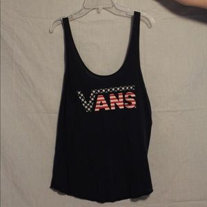 American Flag Vans Tank Top